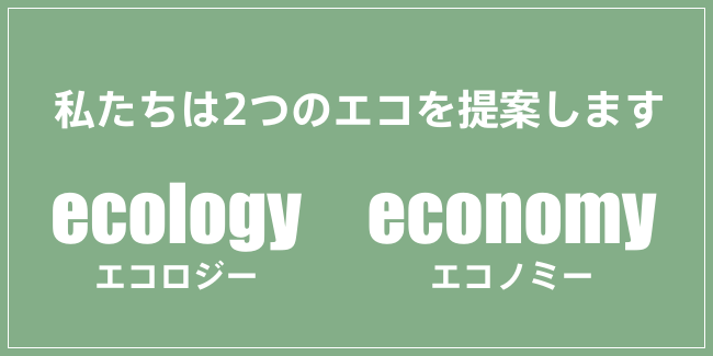 私たちは2つのエコを提案しまs